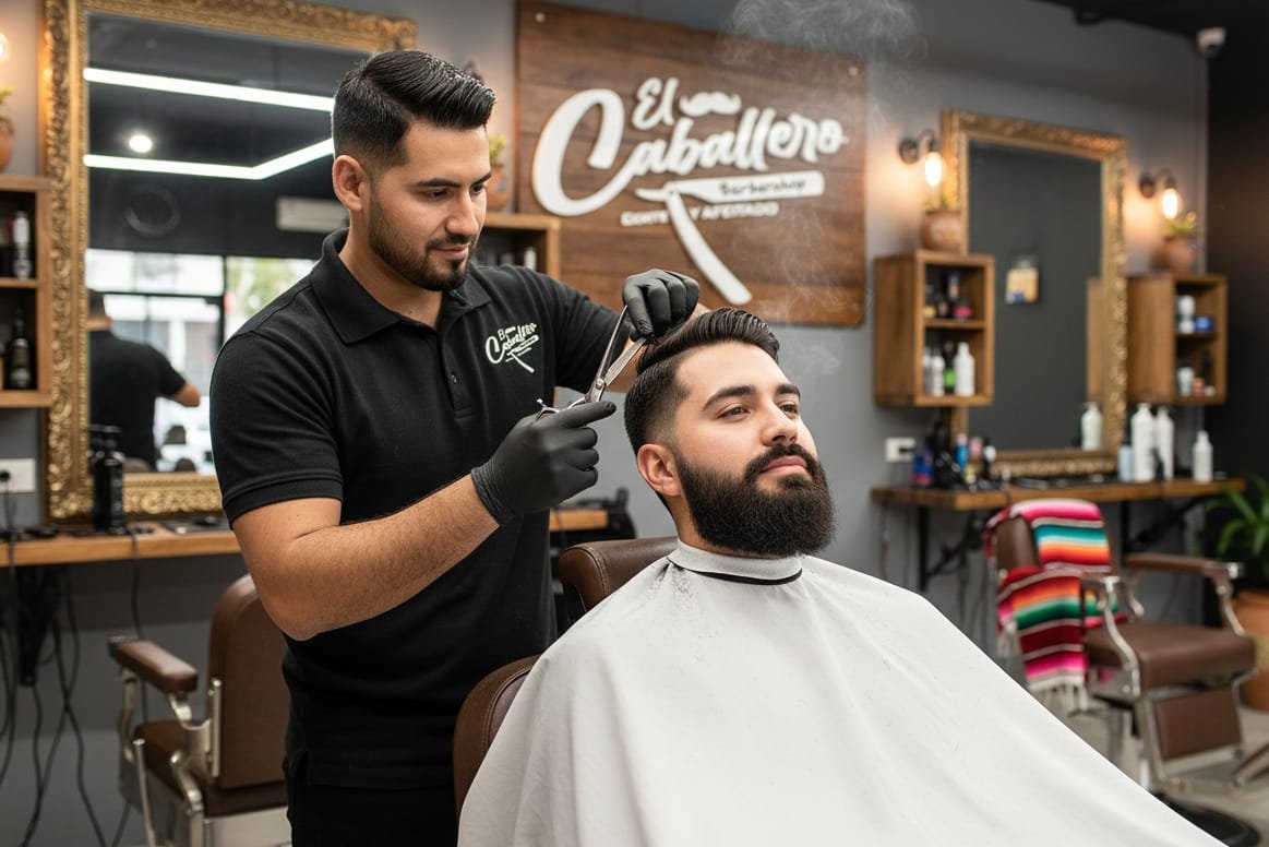 Servicio Premium (Corte de Cabello, Perfilado de Barba y Tinte de Barba)